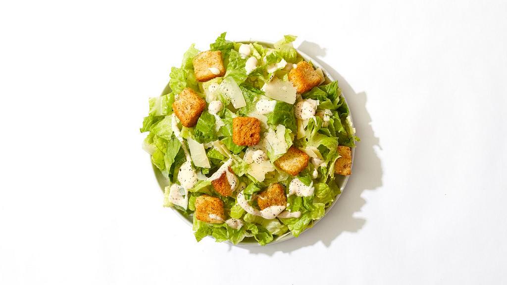 Side Piece Caesar Salad · Romaine lettuce with croutons, parmesan cheese, and caesar dressing.