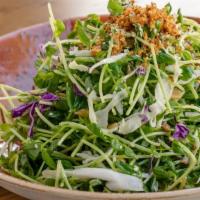 Pea Shoot Salad (Teni Signature Salad) · Gluten Free. Crunchy and refreshing.