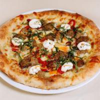 St. Anthony · Housemade link sausage, Italian fennel sausage, garlic, roasted peppers, ricotta, hot pepper...