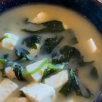 Miso Soup · wakame seaweed, tofu, green onions