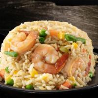 Antioch Garnished Rice · Mixed vegetable, shrimp, green onion.