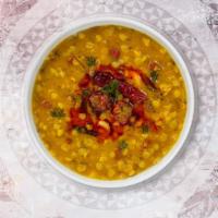 Dal Saag · Lentils with spinach.