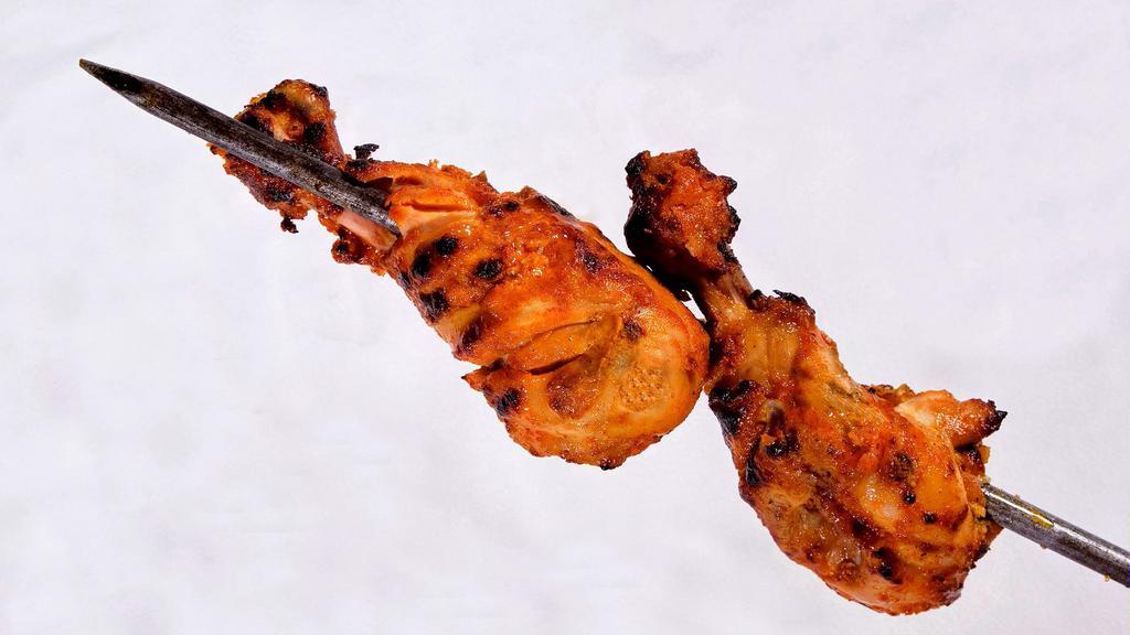 Chicken Leg Tandoori  · Delicious Chicken Leg marinated with delicious spices. Cooked in a Clay Oven.