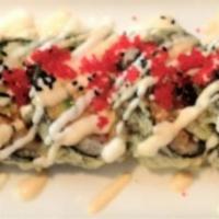 Las Vegas Roll · *Deep fried Hamachi, salmon, tuna, cream cheese, real crab, eel sauce, spicy creamy sauce