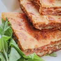 Beef Pancake （牛肉餡餅） · Crispy, round, flattened pancake filled with delicious minced beef.