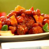 Sweet and Sour Chicken （甜酸雞） · Battered chicken, pineapple, and bell peppers coated with sweet and tangy sauce to create a ...