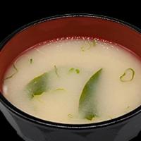 Miso Soup · Soybean paste soup, Seaweed, Tofu.