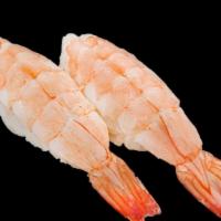 Ebi Nigiri · Cooked Shrimp.