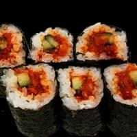 Spicy Tuna Maki · Spicy Tuna, Cucumber, Sushi Rice.