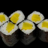 Oshinko Maki · Radish, Sushi Rice, Seaweed Sheet.