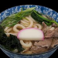 Niku Udon (L) · Gyu-Don Beef , Seaweed ,Fish Cake ,Green Onion