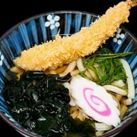 Ebi Udon (L) (Lunch) · Tempura Shrimp , Fish Cake ,Seaweed ,Green Onion