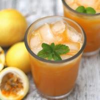 Passion Fruit 101 · Passion Fruit Juice / Honey Boba & Lychee jelly