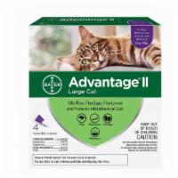 Advantage II Flea Control for Cats over 9 lbs · Cat. 4 ct.

Product Description

Help protect your feline friend from parasitic pests and th...