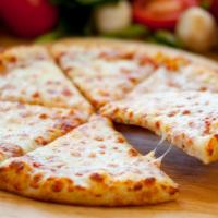 Cheese Pizza · Fresh oven-baked cheese pizza built with your choice of toppings and size.