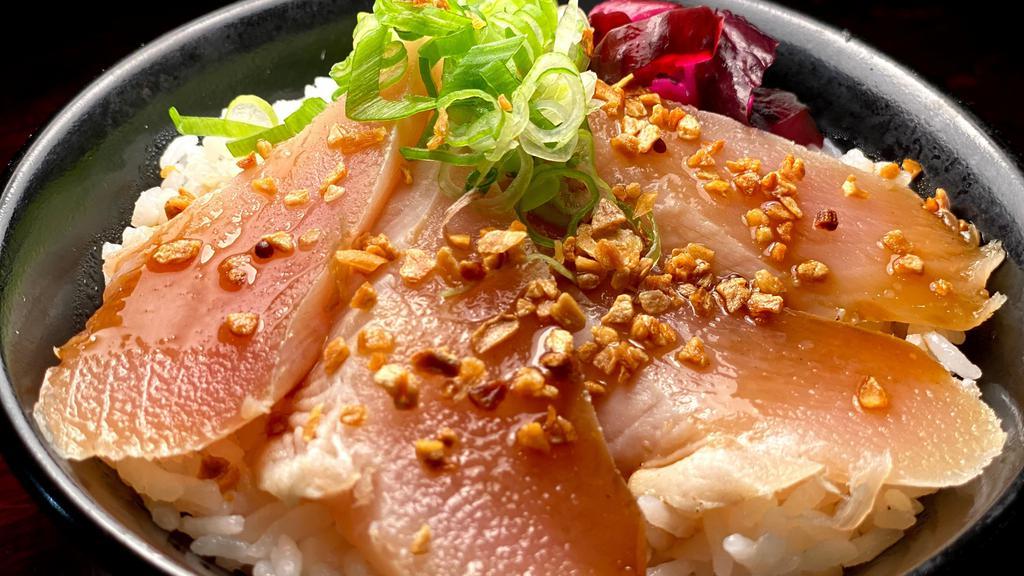 White Tuna Don Large · White Tuna Sashimi over Rice