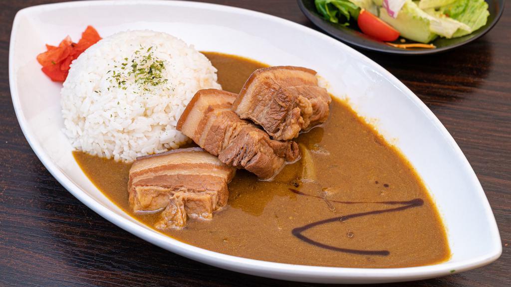 Kakuni Curry Rice · Japanese curry rice with braised silky pork.