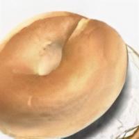 Bagel with Cream Cheese · Plain bagel & Plain or Strawberry Cream Cheese.