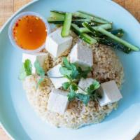 The Tofu Gai · Locally sourced tofu with choice of rice. All orders come with one free choice of dipping sa...