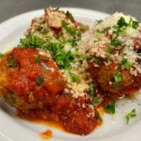 Side of Meatballs · 3 meatballs with marinara sauce.