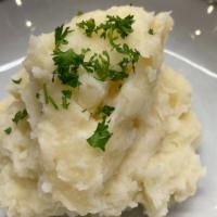 Side of Mashed Potatoes · Mashed potatoes, butter, cream. Gluten free.