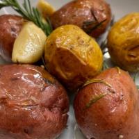 Side of Roasted Potatoes · Roasted potatoes with thyme and rosemary. Gluten free.