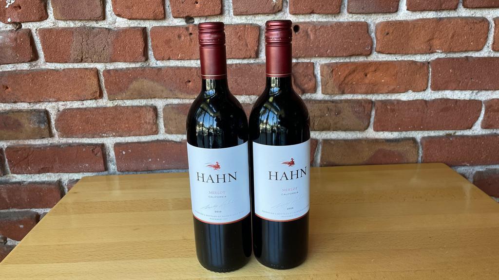 Hahn Merlot · Hahn Merlot 2017, Monterey, CA. Plum, cacao, blueberry, violet. 750 ml bottle.