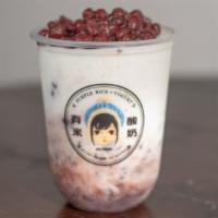 Pure Red Bean Yogurt / 小时候纯粹红豆酸奶 · Tart sometimes sweet fermented milk.