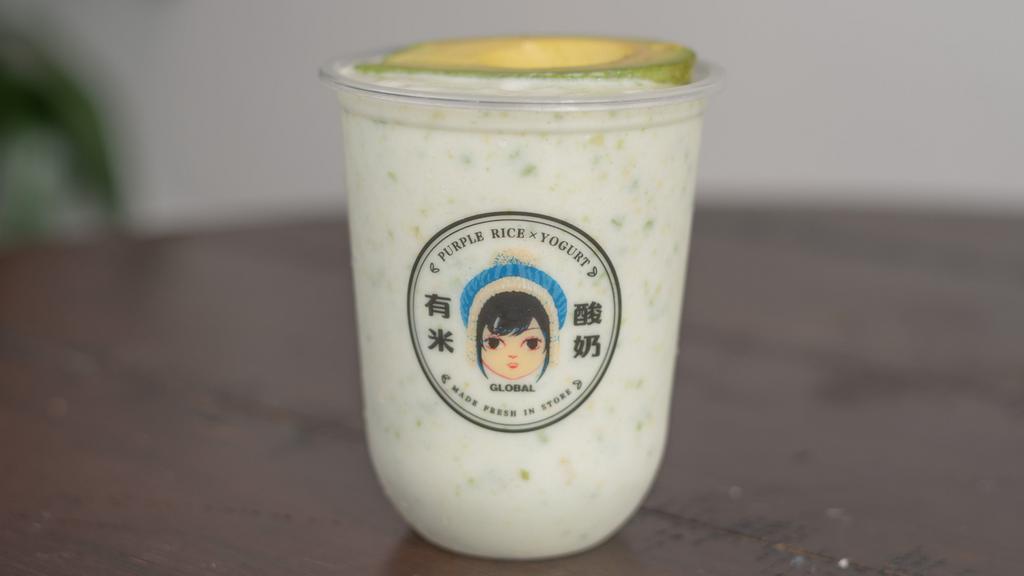 Avocado Yogurt / 牛油果果酸奶 · Tart sometimes sweet fermented milk.