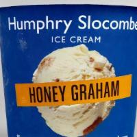 Honey Graham · Raw blackberry honey ice cream with delicious house-made graham crackers folded in.