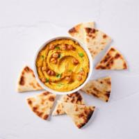 Hummus & Grilled Pita · Creamy hummus with a side of freshly grilled pita