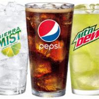 Fountain Drink · Select your crisp and refreshing fountain drink to complete your meal.