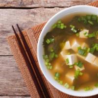 Miso Soup · A side dish of delicious traditional Japanese soup.