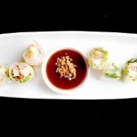 7.   Thai Chef Fresh Rolls · Vegetarian.  Contain Peanuts. Fresh spring roll wrapped w/tofu, lettuce, carrot & shrimp ser...