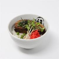 Kakuni Bowl · Braised thick pork belly over rice.