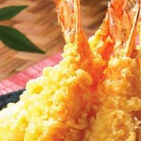 Shrimp Tempura (5pc)  · lightly battered shrimp, deep fried crispy.