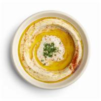 Classic Hummus · Hummus with imported tahini, olive oil & our secret sauce (gf, v)