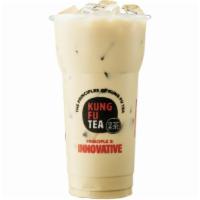 Kung Fu Milk Green Tea · Bestseller. contains dairy. our signature beverage � the drink that started it all a creamy ...