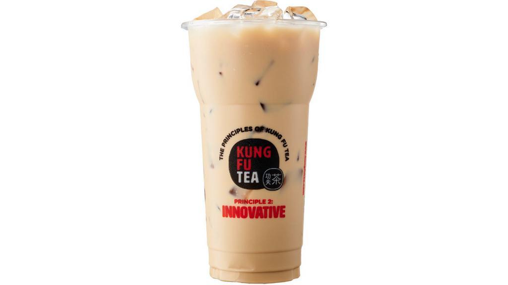 Caramel Milk Tea · (Available 6/21 - 9/30/2021)
. A rich & creamy classic with hints of caramel.