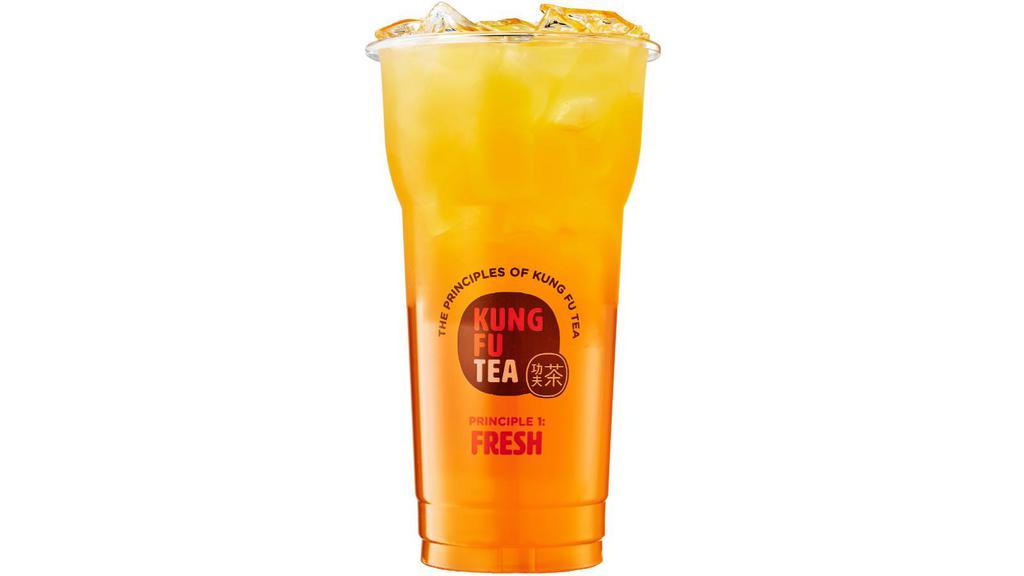 Passion Fruit Green Tea · Passion fruit juice and green tea. Perfect with nata jelly.