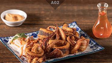 A2. Fried Jumbo Squid · 
