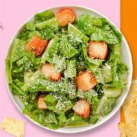 Caesar Salad · Fresh romaine lettuce, shredded cheese, tortilla strips, salsa fresca, and caesar dressing. ...