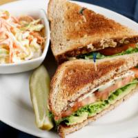 Club Sandwich · Turkey, bacon, avocado, tomato, and Swiss cheese.