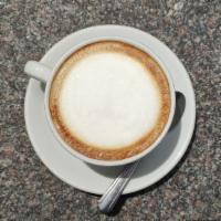 Cappuccino · 12oz; Double shot medium roast with frothed milk