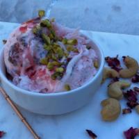 Falooda Icecream · Another popular dessert in form of ice cream for you.

Made with milk, cream, sugar, rose sy...