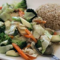 Mixed Vegetables with Rice · 