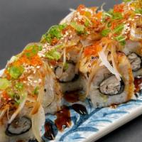 Double Hamachi Roll · Deep fried hamachi roll topped with hamachi