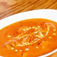 Tikka Masala · Gluten free. One of our most popular dishes, simmered in creamy tomatoes, butter sauce flavo...