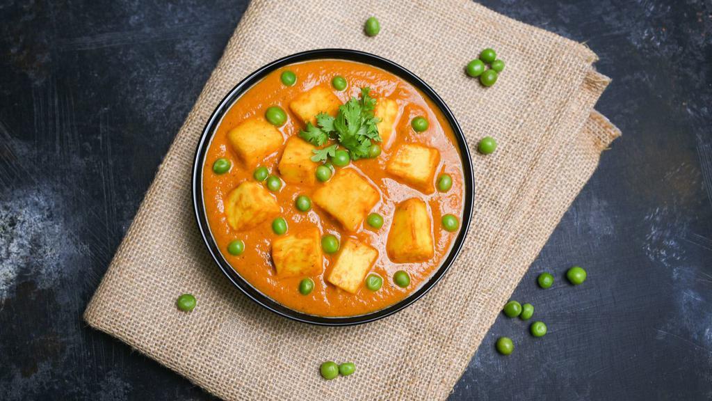 Aloo Mutter (with Rice) · Delicious potatoes and fresh peas cooked with our homemade Himalayan sauce. Comes with white rice.