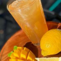 Mango Tea Lemonade · Homemade Mango tea lemonade